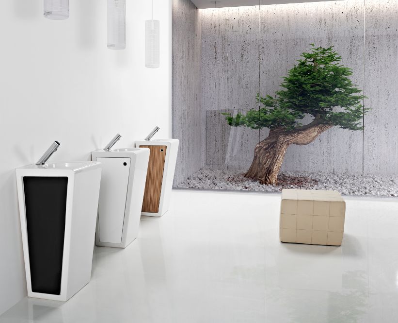 Marzua: Lavabos para baños compactos
