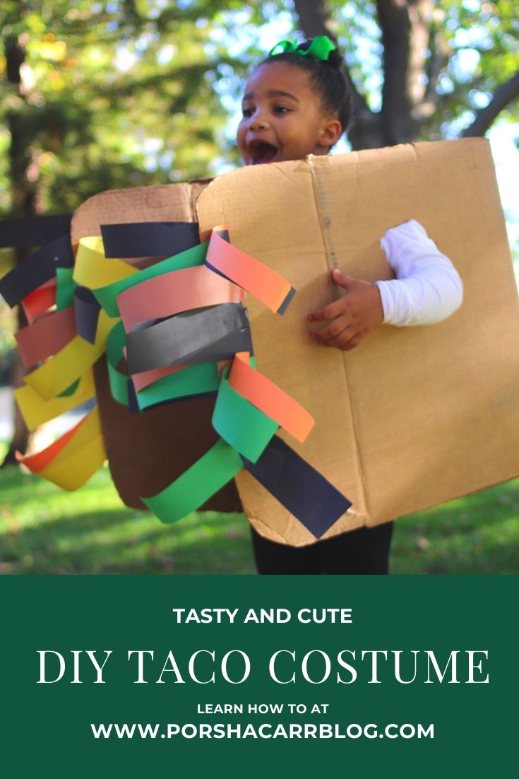 DIY Taco Costume. Porsha Carr Blog