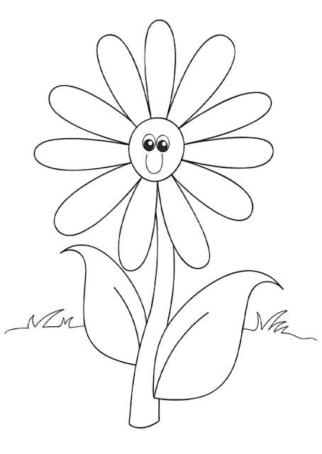 transmissionpress: Sunflower Coloring Sheet Printable Free For All Kids