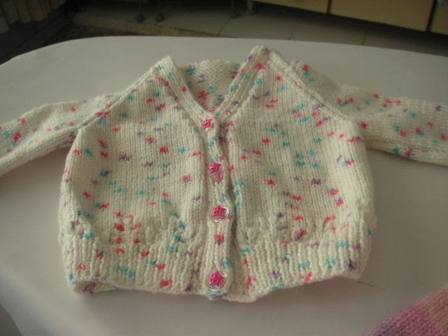 Knitting Galore Easy Baby Cardigan