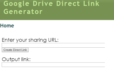 Tool Generate Google Drive