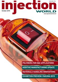 Injection World - October 2015 | ISSN 2052-9376 | TRUE PDF | Mensile | Professionisti | Polimeri | Pellets | Chimica | Materie Plastiche
Injection World is a monthly magazine written specifically for injection moulders, mould makers and the designers of plastics products around the globe.
Published monthly, Injection World covers key technical developments, market trends, strategic business issues, company profiles and new product launches. Unlike other general plastics magazines, Injection World is 100% focused on the specific information needs of the injection moulding supply chain.
Film and Sheet Extrusion offers:
- Comprehensive global coverage
- Targeted editorial content
- In-depth market knowledge
- Highly competitive advertisement rates
- An effective and efficient route to market