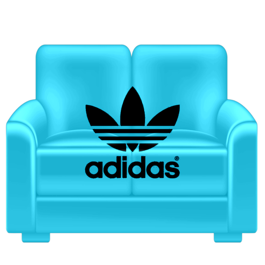 Monica Michielin Alphabets: 2-BLUE ADIDAS LOGO ALPHABET AND ICONS PNG