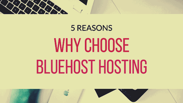 5 reasons to choose bluehost web hosting