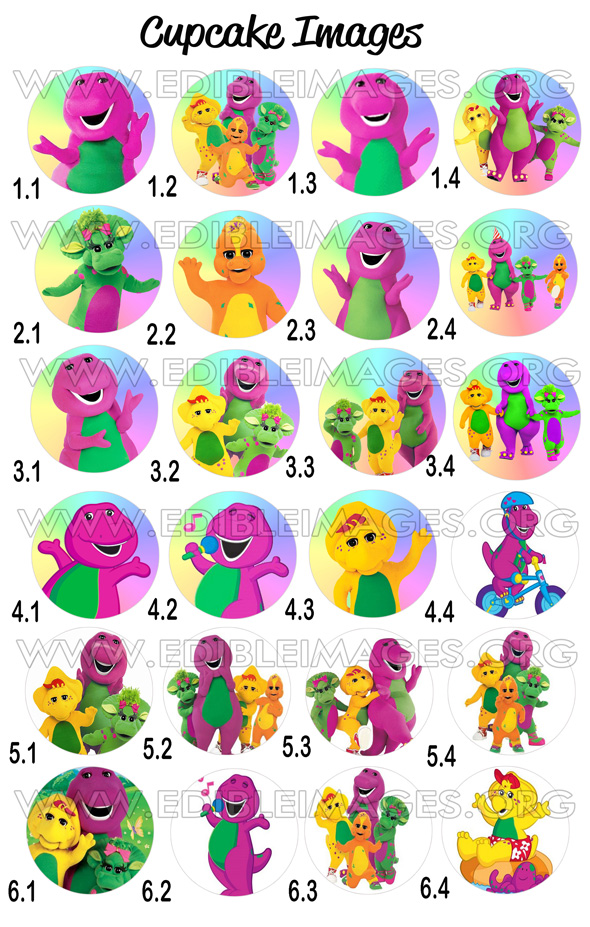 edible image barney aisha