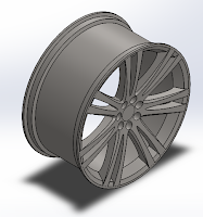 Design of Wheel Rim using Solidworks