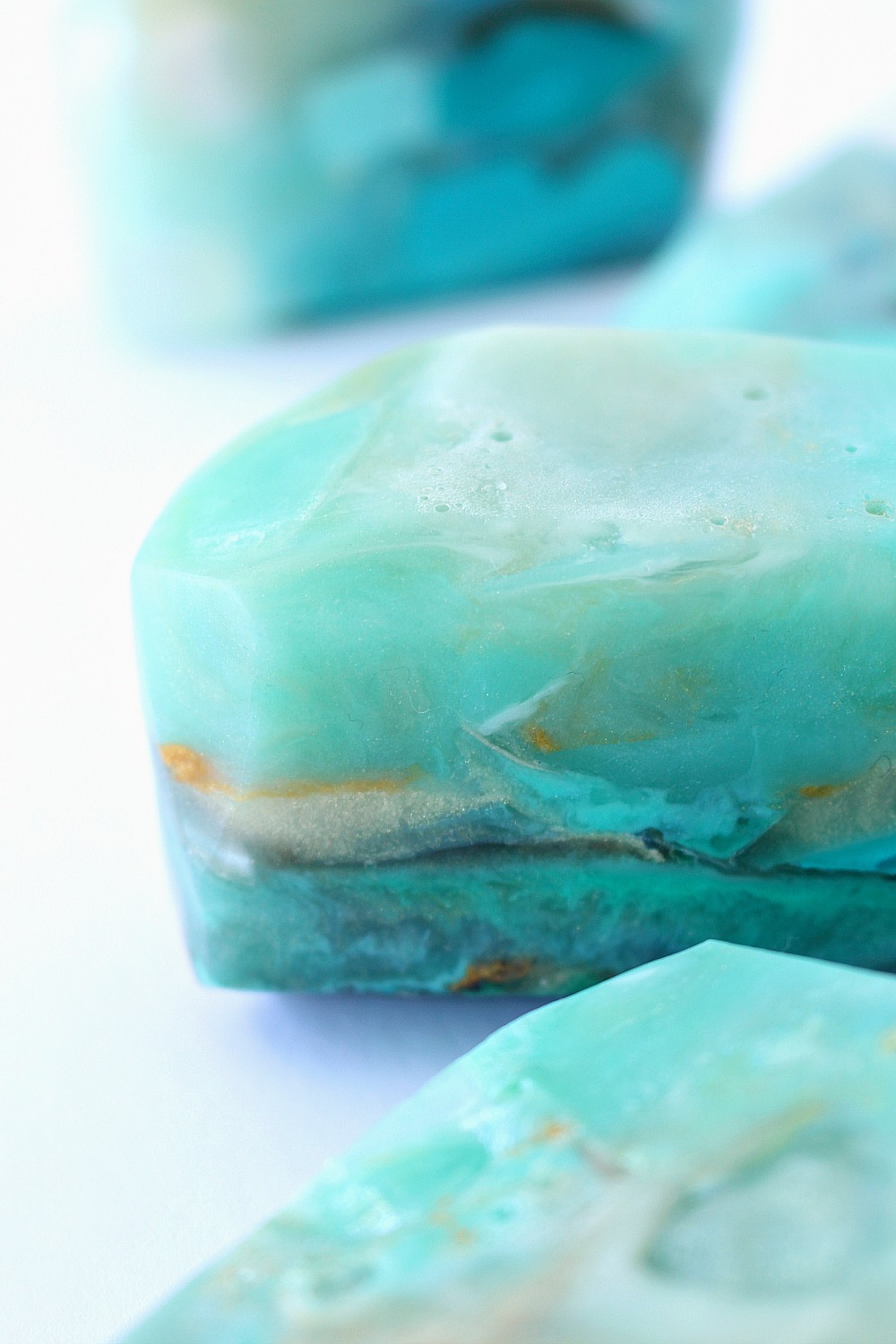 DIY gemstone soap tutorial