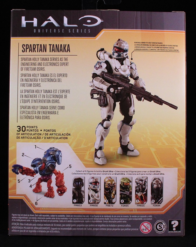 Halo Universe Series Wave 2 Spartan Fotus Action Figure 2016 Mattel for sale online 