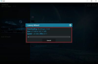 Instalar Blue Magic Kodi Build