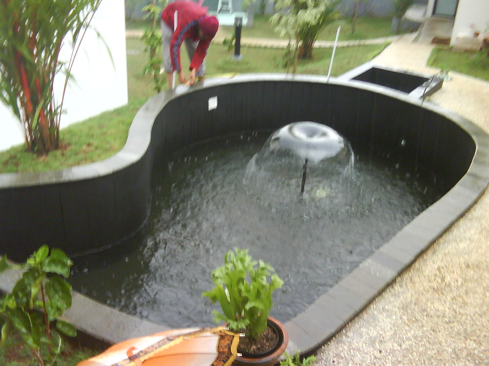 KENDI AIR MANCUR | AIR TERJUN MINIMALIS | KOLAM AIR MANCUR | KOLAM KOI