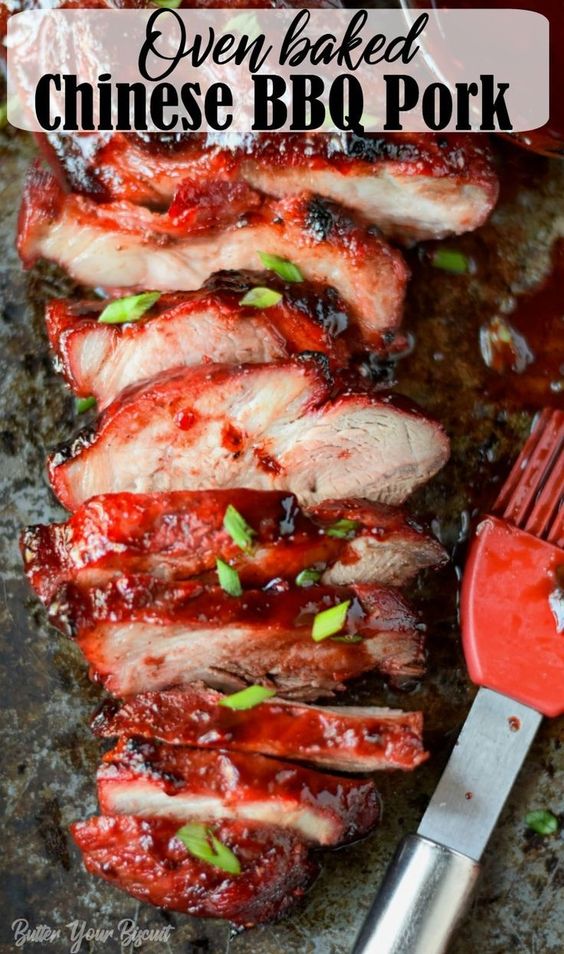 Oven Baked Chinese BBQ Pork Simple Yummy Recipe