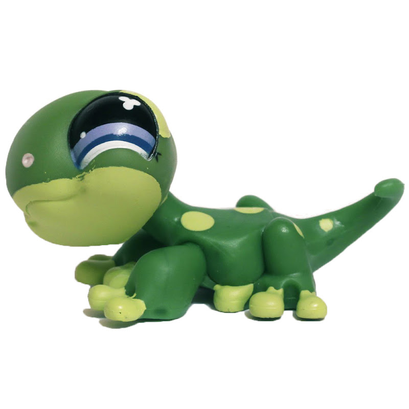 Littlest Pet Shop Olive Green Gecko #847 