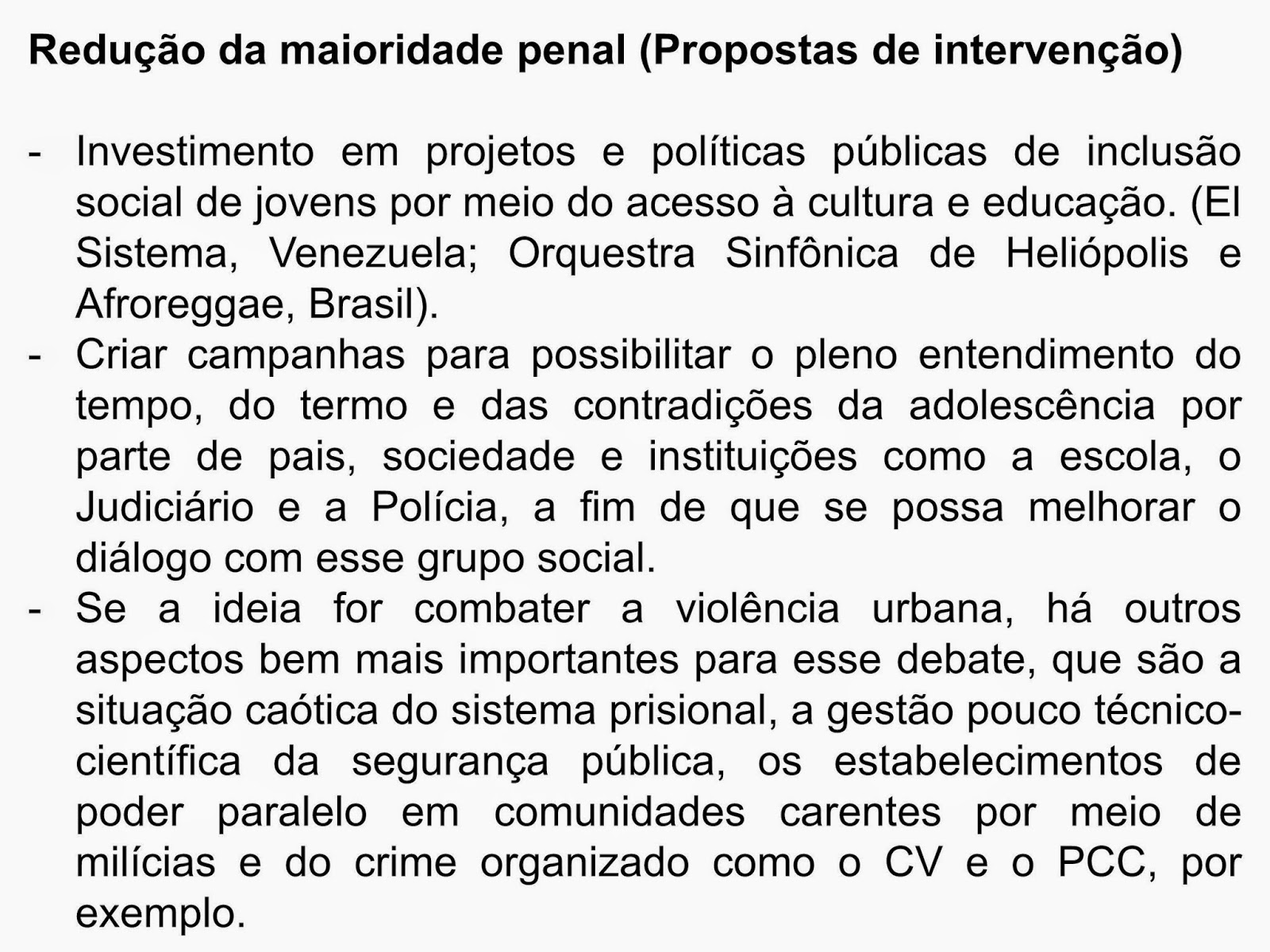 Exemplos De Proposta De Intervenção Nota 1000