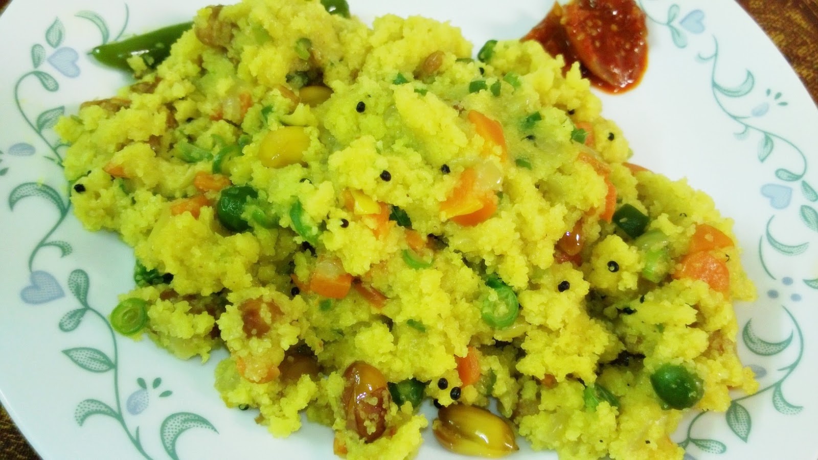 Simply...Delicious!!! "Mixed Vegetable Upma"