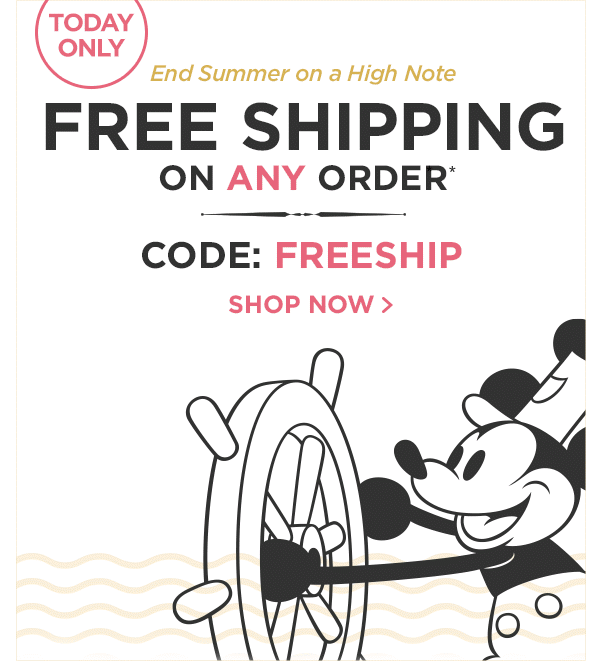Chloe's World of Disney Free Shipping Today at the