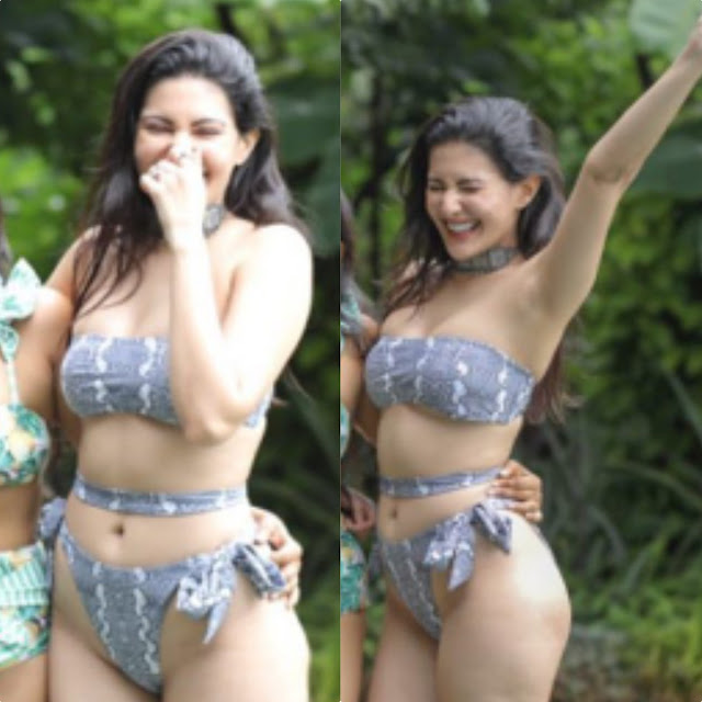 Amyra Dastur Enjoying With Friends in Hot Bikini Shows Off Her Sexy Body