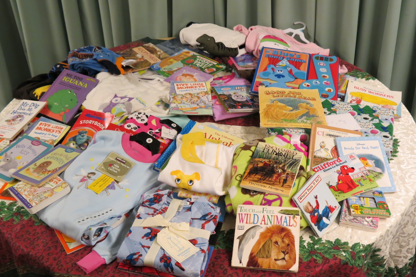 Moments with Marilyn December 3 Pajamas and Books