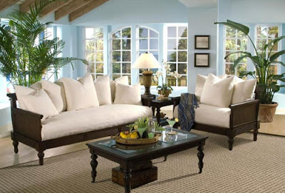 Homes Property: Natural Living Room Interior Design Inspiration