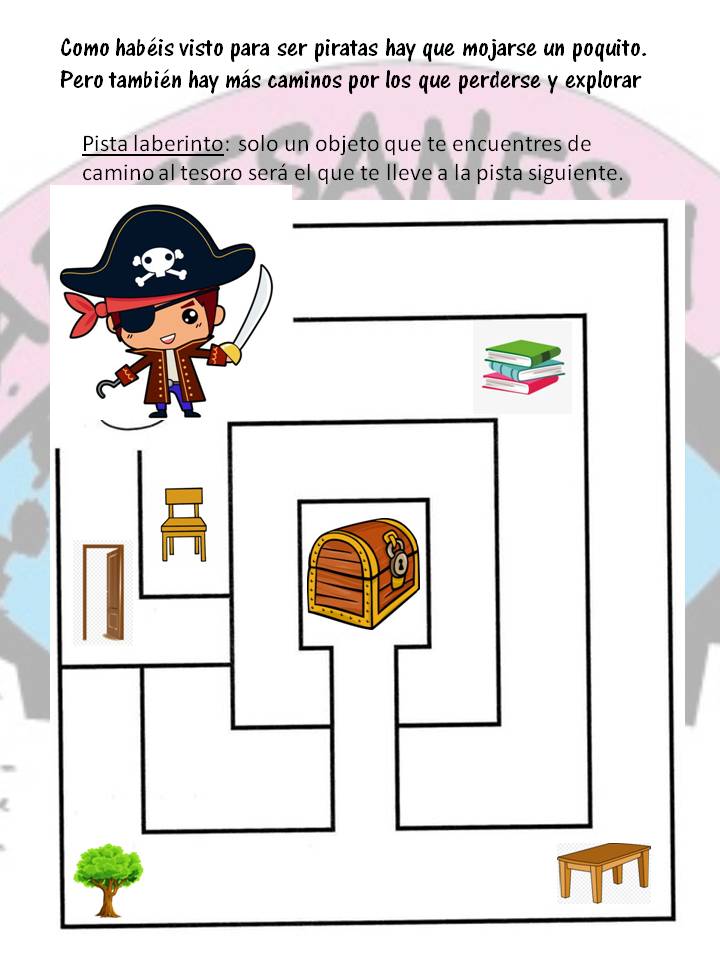 ARTESANESA BÚSQUEDA DEL TESORO PIRATA