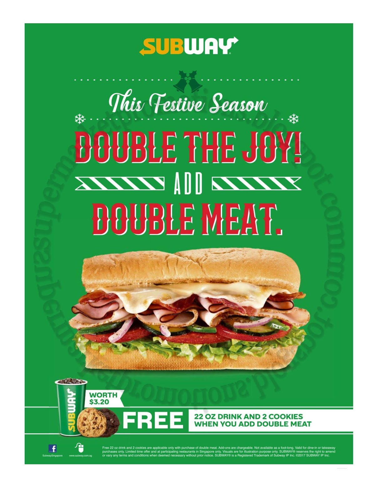 SubWay Promotion 22 November 2017 Supermarket Promotions