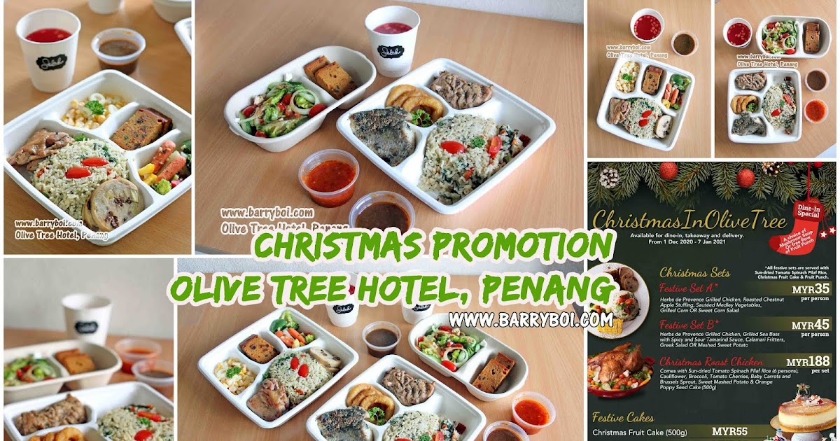 Christmas Festive Meals by Olive Tree Hotel, Penang.