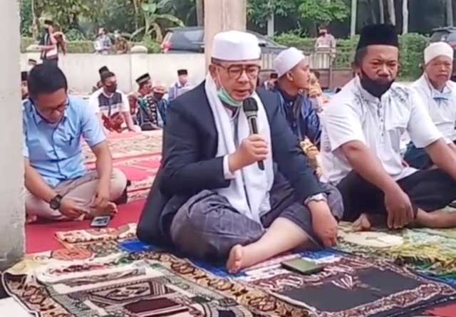 Nasrul Abit Kurban dan Shalat Idul Adha Bersama Warga Sitiung
