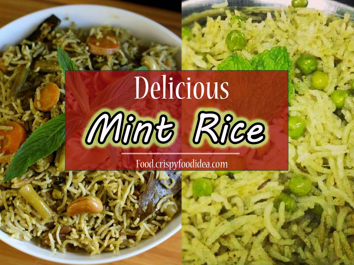 Delicious Mint Rice Recipe | Pudina rice recipes | Pudina pulao