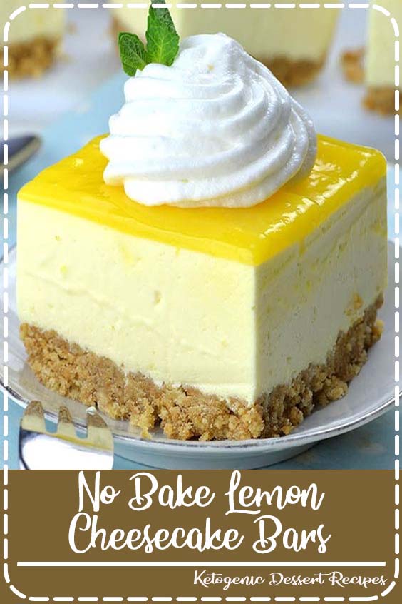 No Bake Lemon Cheesecake Bars - Julia Recipes