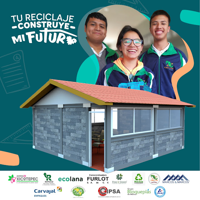 Construirán la primer aula con materiales reciclables