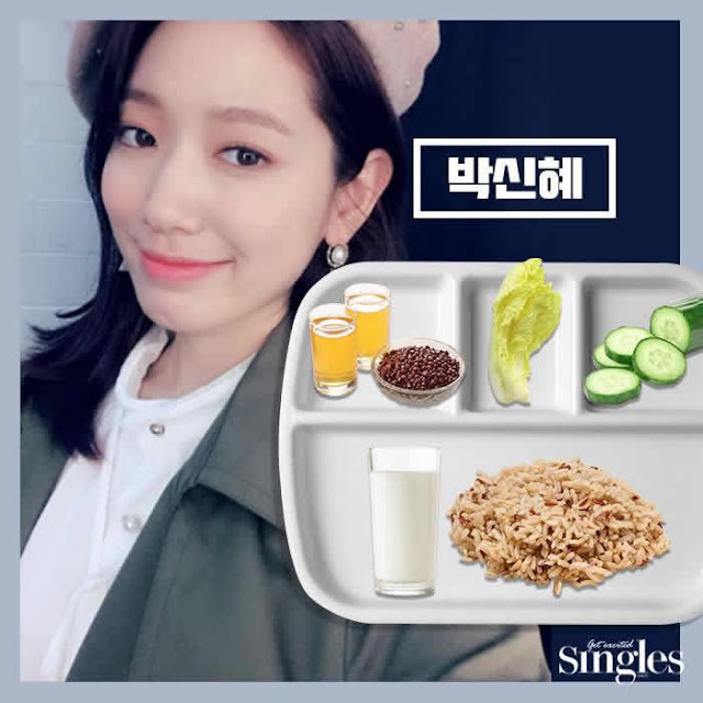 Park Shin Hye y su dieta drástica: Pepinos, col y agua de calabaza