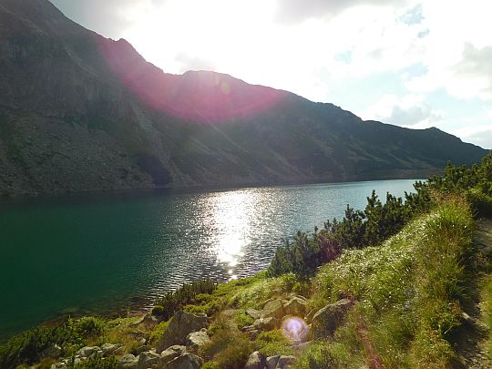 Czarny Staw Gąsienicowy (1624 m n.p.m.).