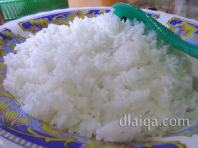 nasi siap disajikan