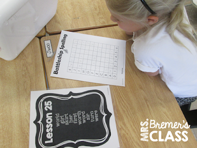 Battleship Spelling! Students try to 'sink' each other's words- a fun spelling word work activity!