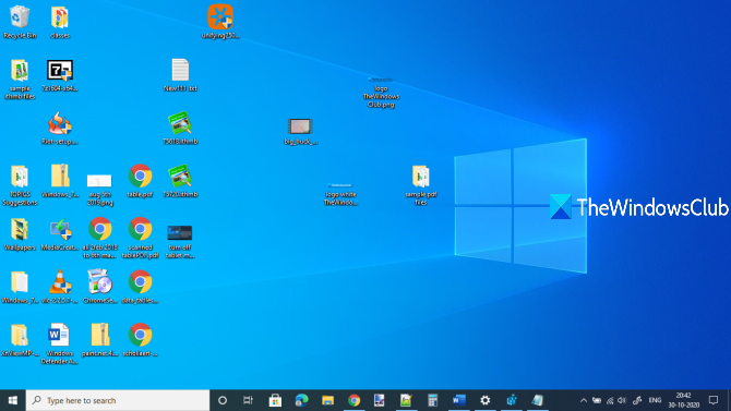 La solución no puede mover los íconos del escritorio en el problema de Windows 10
