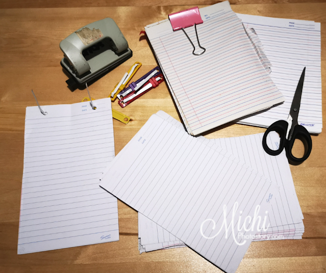 Michi Photostory How to Reuse or Recycle Old Notebooks