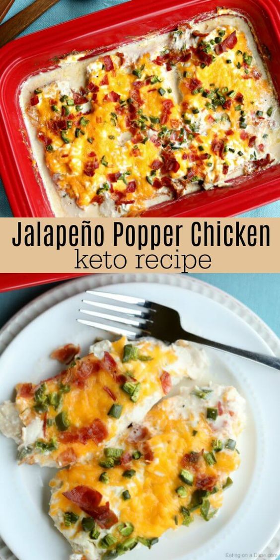 KETO JALAPEÑO POPPER CHICKEN RECIPE Eat Well