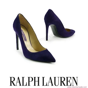 Princess Victoria wore Ralph Lauren Suede Celia Pump