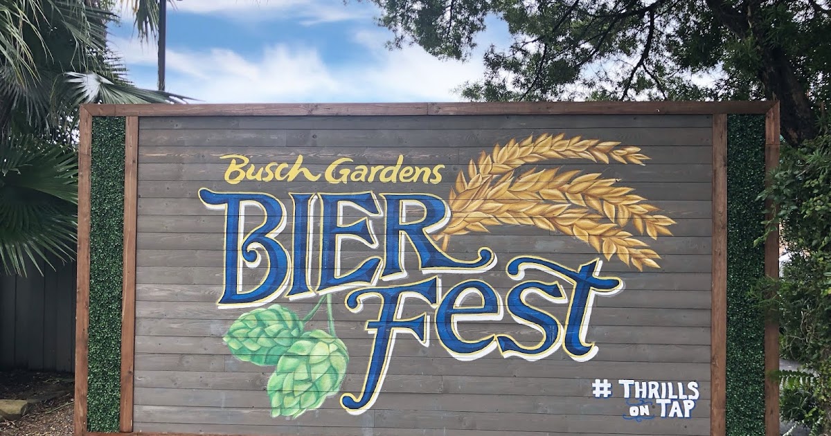 Busch Gardens Tampa Bay Bier Fest thrillsontap I Run For Wine
