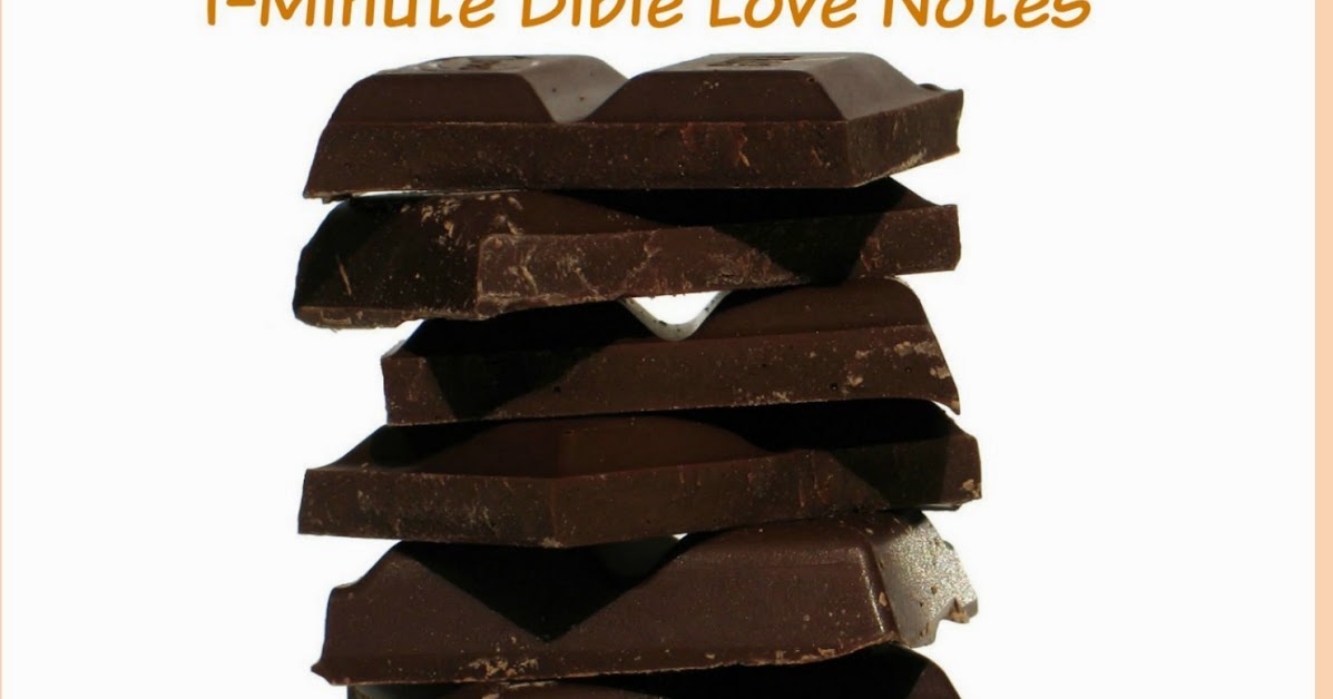 1Minute Bible Love Notes Dark Chocolate Bible