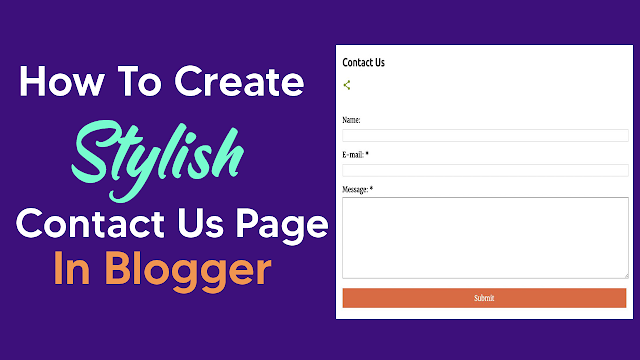 how to create contact us page, blogger, contact us, page, free blogger templates,