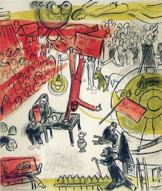 Marc Chagall "Επανάσταση", 1937