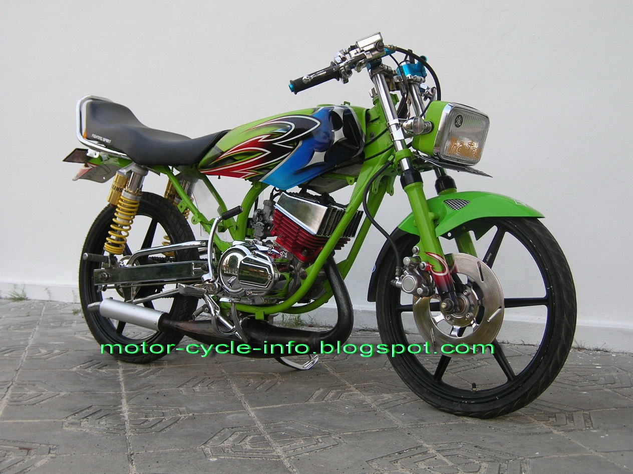 Gambar Modifikasi Motor Yamaha RX King Airbrus Ind Modified