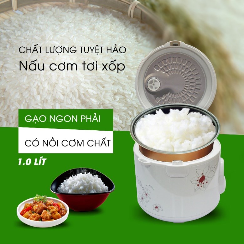 Nồi cơm điện Osaka RC10PA - Nồi cơm mini 1 Lít Nồi cơm điện Osaka RC10PA - Nồi cơm mini 1 Lít