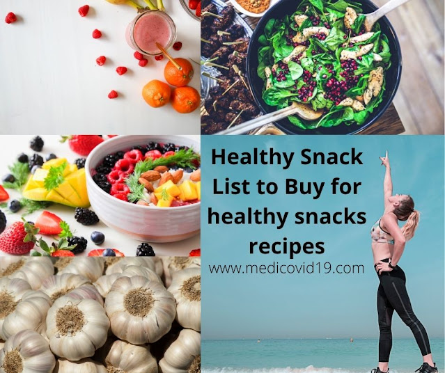 Healthy Snack List to Buy for healthy snacks recipes
