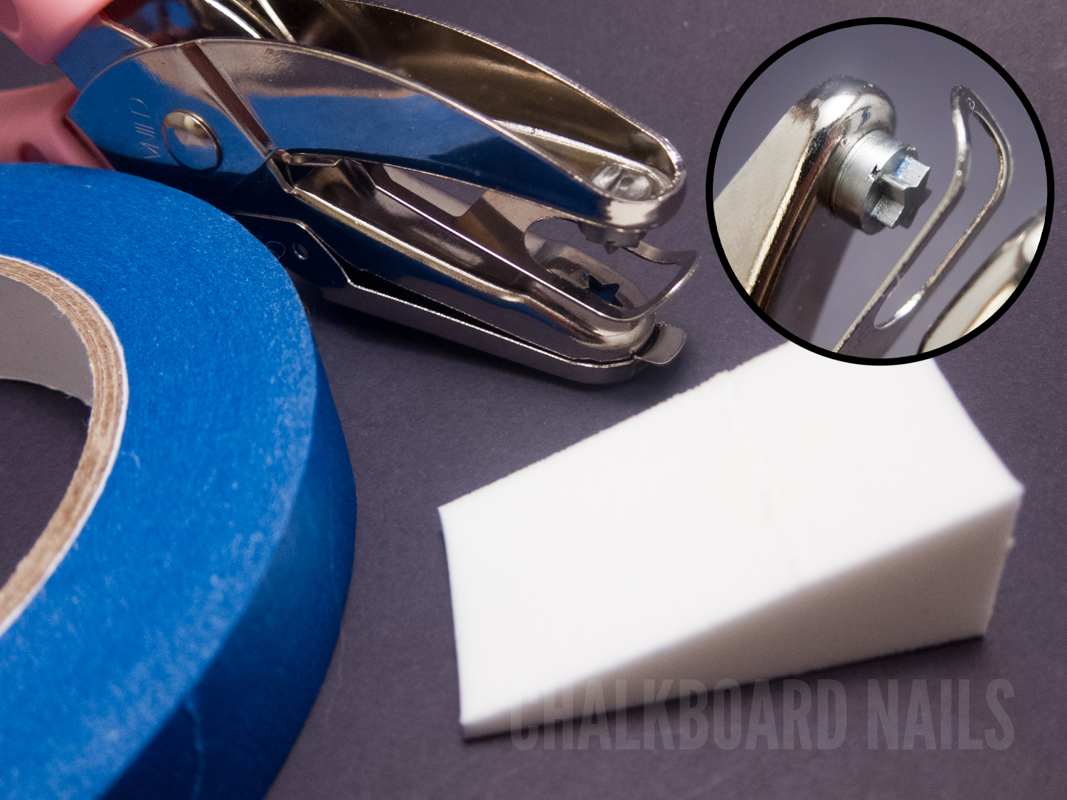 Stenciled Star Nails (+ Tutorial) | Chalkboard Nails | Phoenix, Arizona Nail Artist