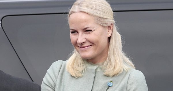 Prince Haakon And Princess Mette Marit Visit Marine