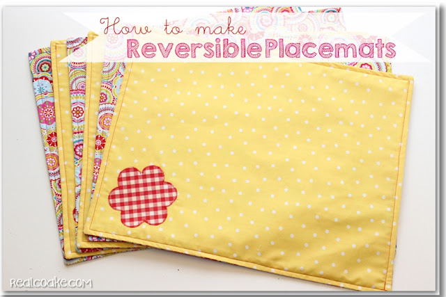 How to make placemats (reversible placemats) from www.realcoake.com How to Make Placemats from realcoake.com