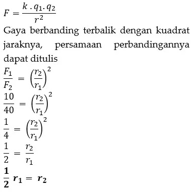 Latihan Soal Fisika Dengan Pembahasan Lengkap Materi Listrik Statis Part 1 Fisika
