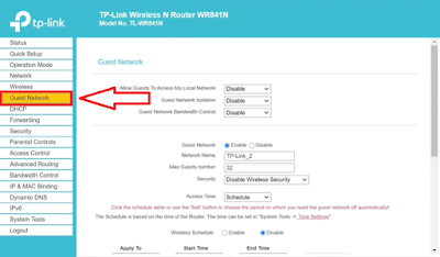 How to set up a guest WiFi network at your home?