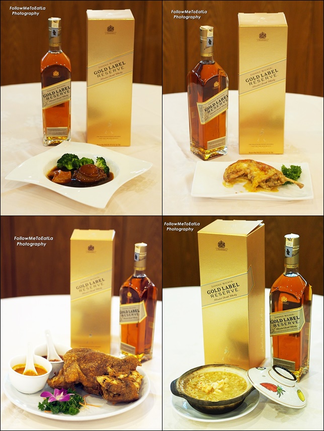 Johnnie Walker Gold Label Reserve &  Golden Dragon Boat Restaurant Special Chinese New Year Set Menu Pairing